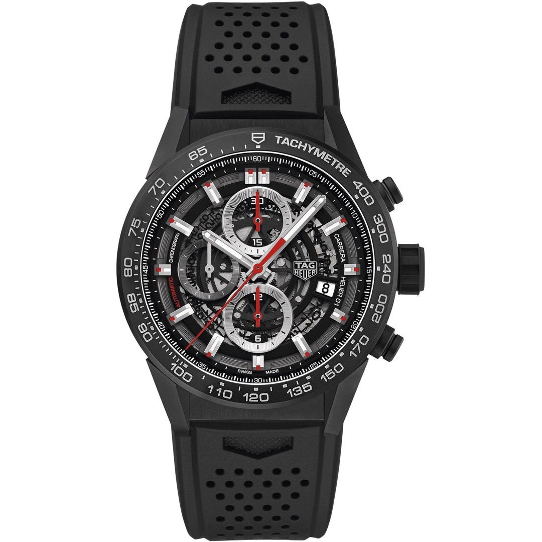 Tag heuer calibre 16 black outlet