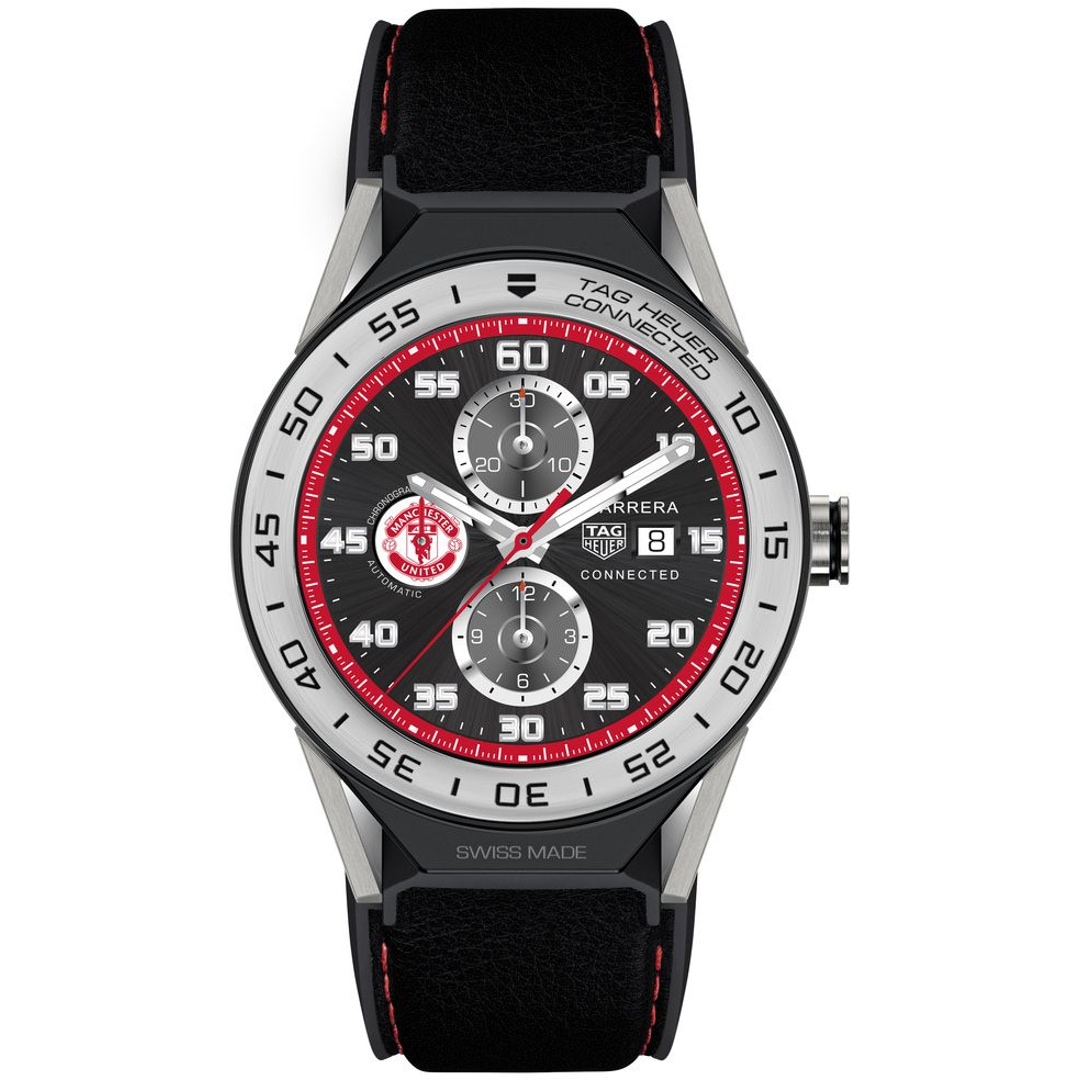 SBF8A8029.11EB0148 | TAG Heuer Connected Modular 45 Smartwatch Manchester  United Special Edition