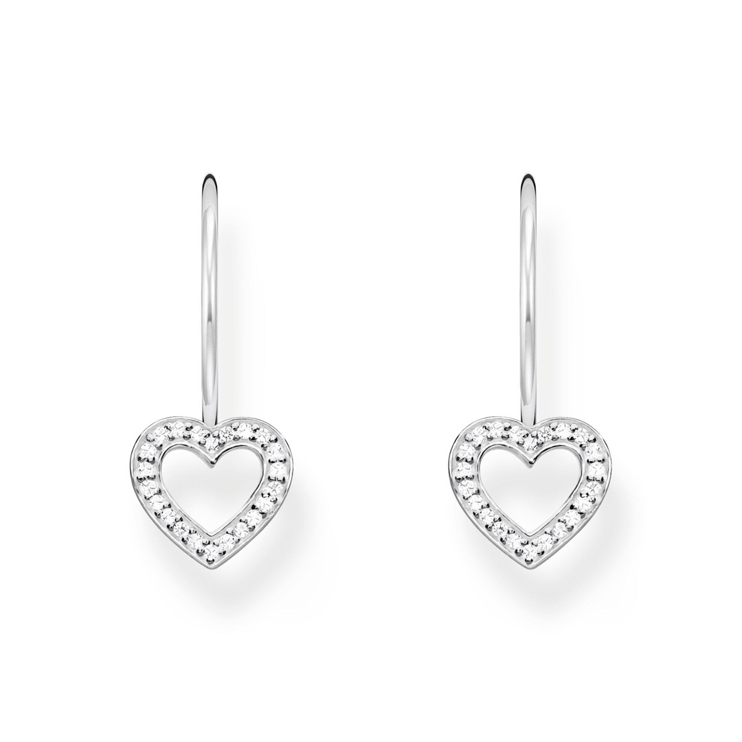 H2292-051-14 Thomas Sabo Basics Silver earrings heart-shaped