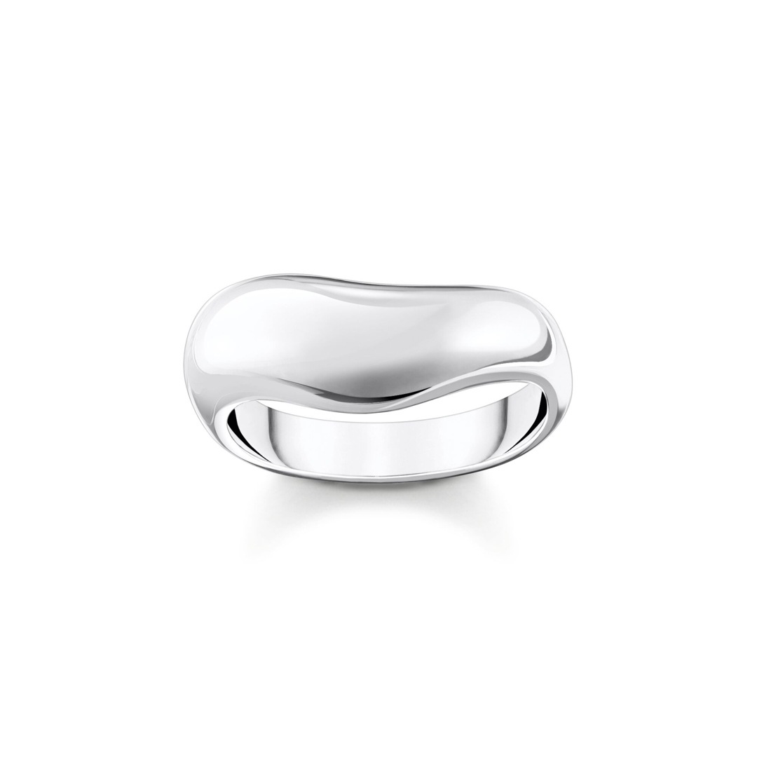 Thomas Sabo Bold Elegance Ring mit geschwungener Form Silber