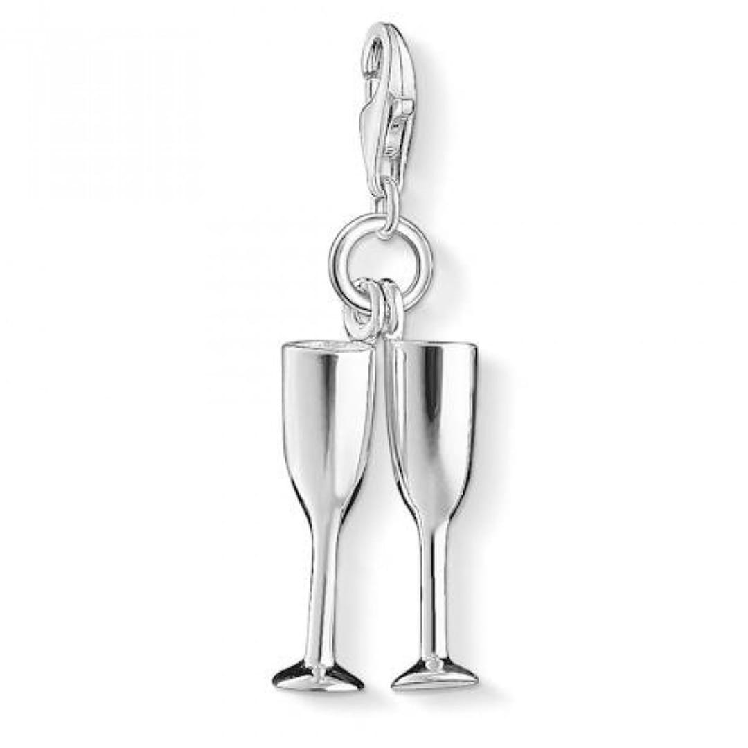 Thomas Sabo Charm-Anhänger Champagner Gläser