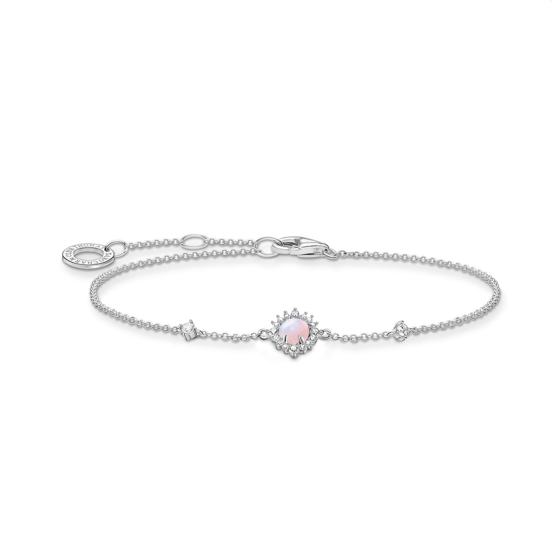 Thomas Sabo Charm pendant Opal-Imitation shimmering pink main image 1