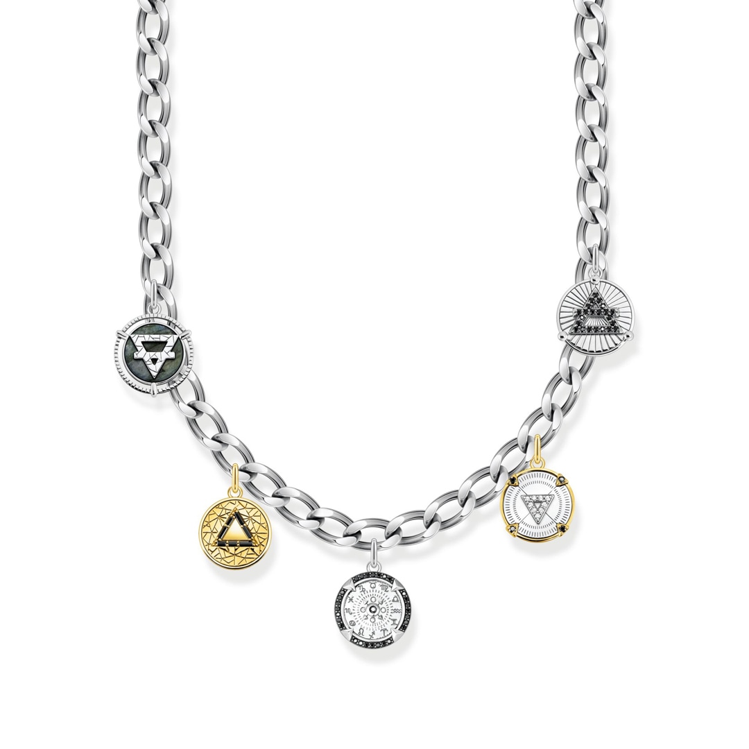 Thomas Sabo Kette mit Coins Elements of Nature Silber