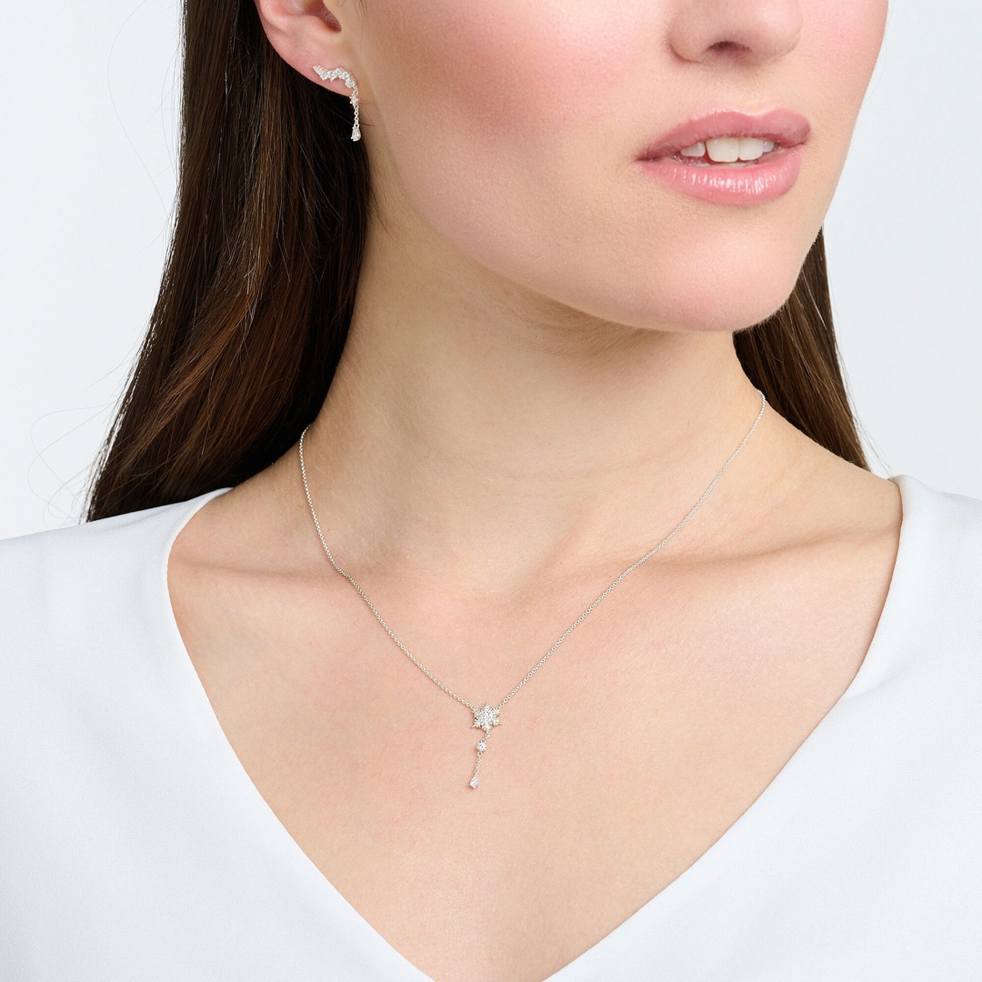 Thomas Sabo Einzel Creole mit Schlüssel Anhänger Silber - CR701-051-14 Thomas Sabo Einzel Creole mit Schlüssel Anhänger Silber - CR701-051-14