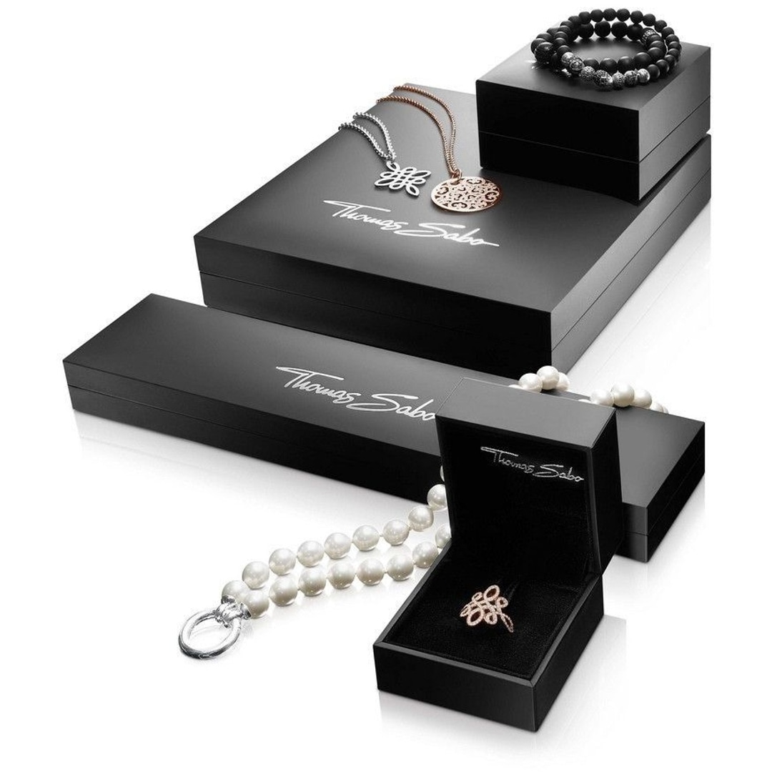 Thomas Sabo Kette weisser Stein silber