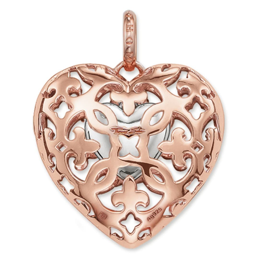 Rose Gold Argos Thomas Sabo Heart Pendant Thomas Sabo Necklace