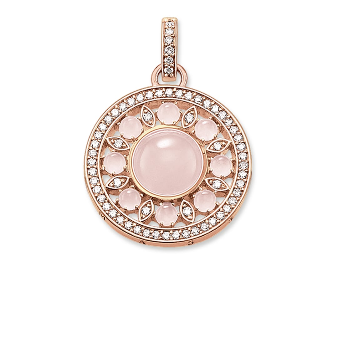 PE562-417-9 Thomas Sabo sterling silver glam soul pendant pink