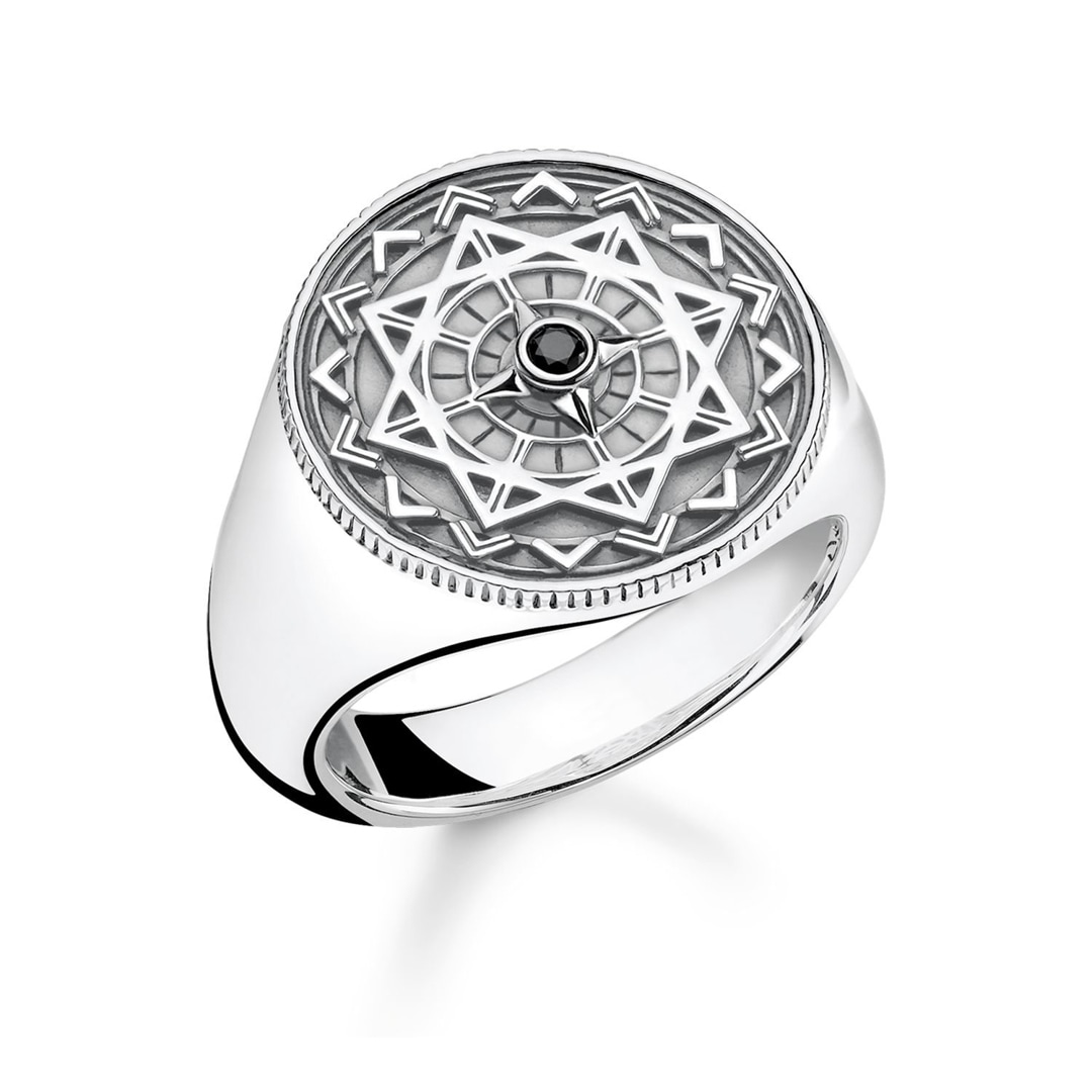 Thomas Sabo sterling silver glam soul Ring vintage Compass silver unisex jewelry D TR0041 714 11