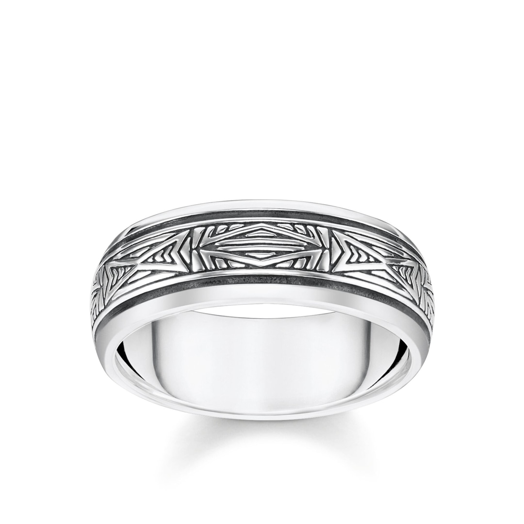 TR2277 637 21 Thomas Sabo Sterling Silver Rebel at Heart Bague Ornements Argent