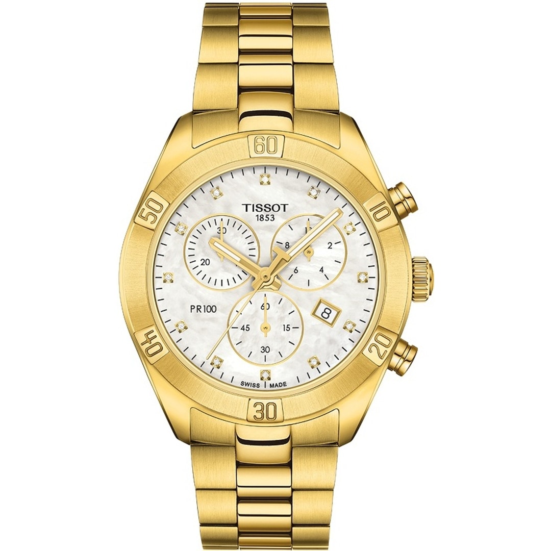 Tissot PR 100 Sport Chic Chronograph Lady Damenuhr