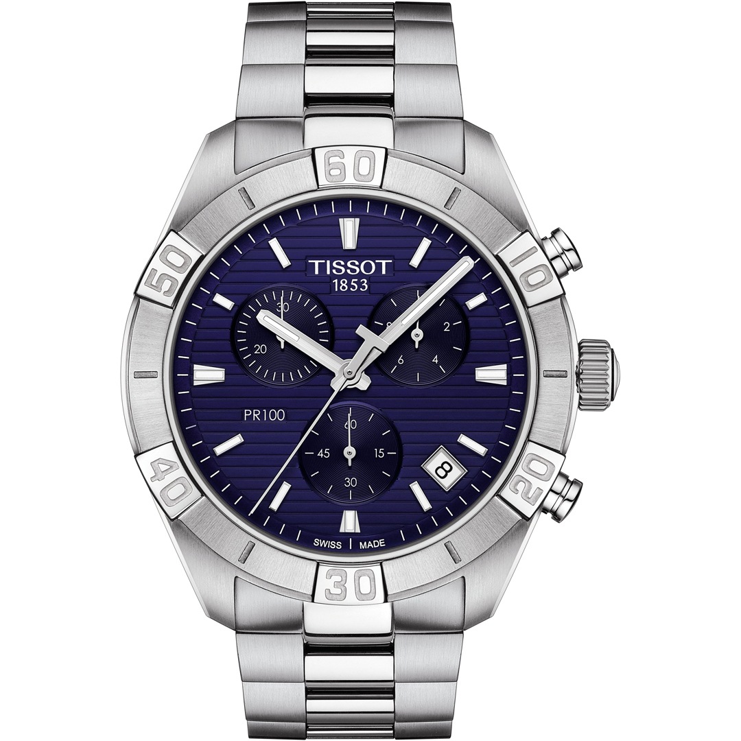 T101.617.11.041.00 | Tissot PR 100 Sport Gent Chronographe Bleu