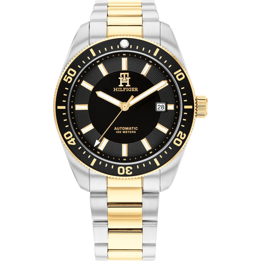 1710552 | Tommy Hilfiger TH85 Automatic Date Bicolour / Black