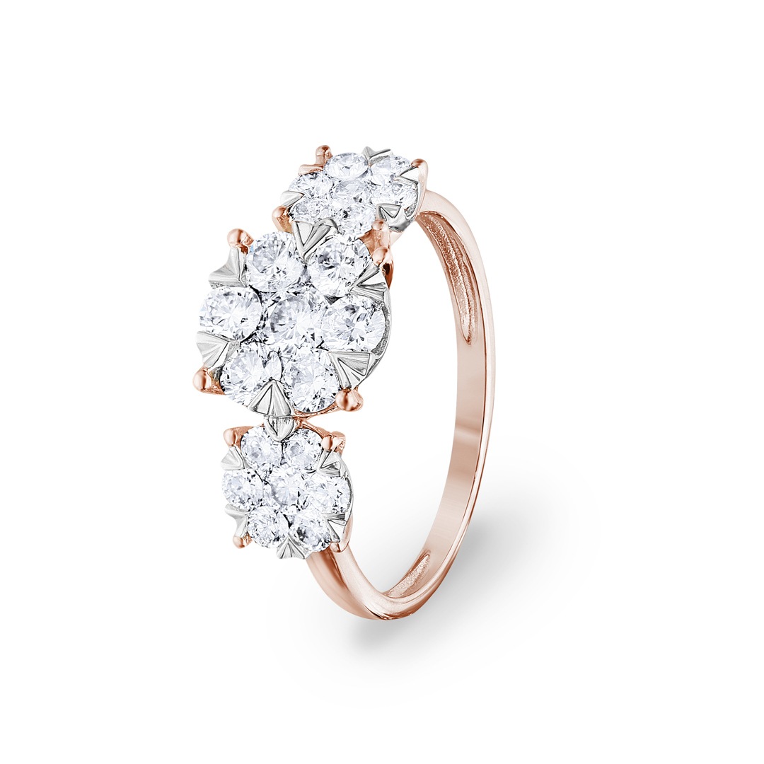 Bague So Shocking Emotion or blanc or rose, bague or femme, bijoux or