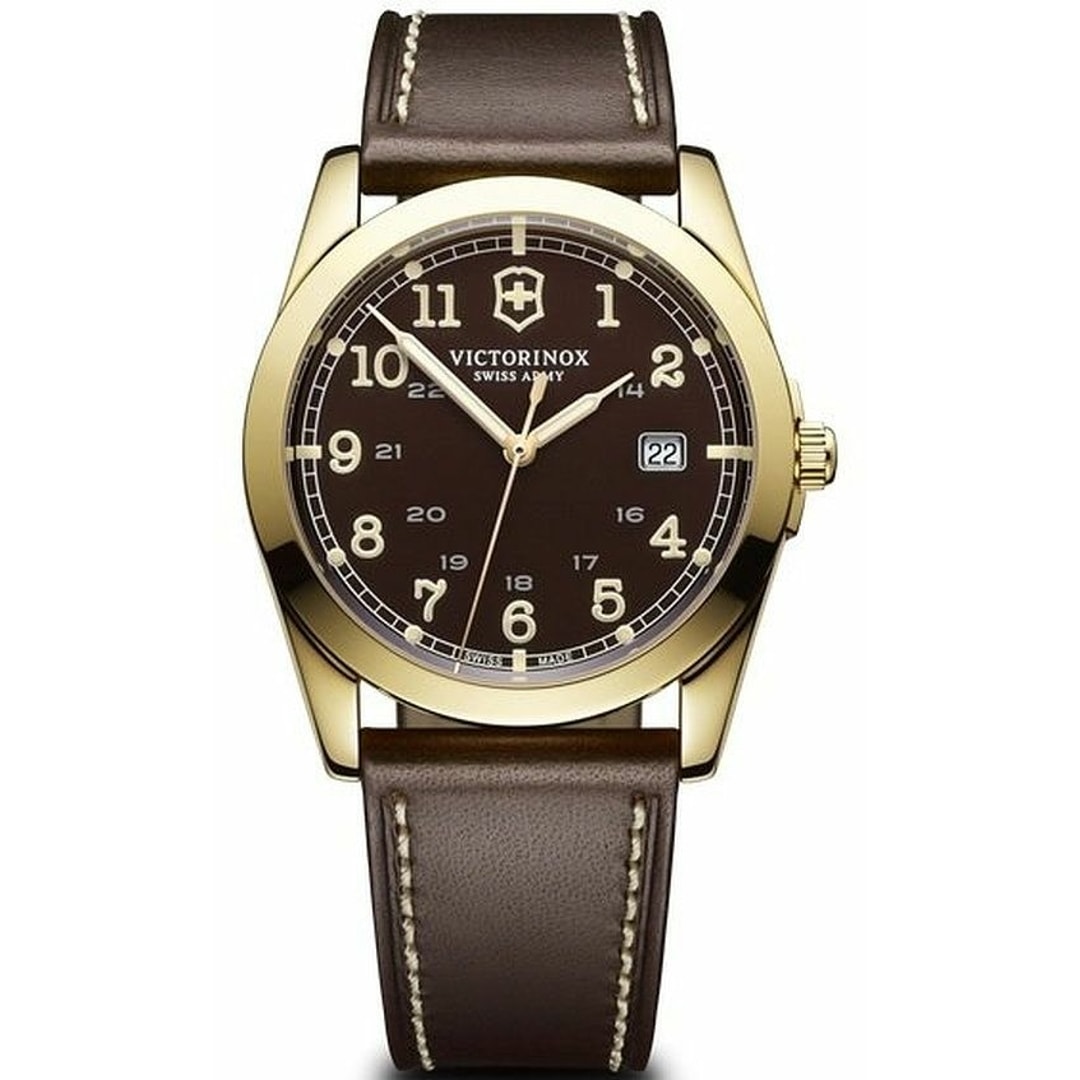 Victorinox gold watch discount