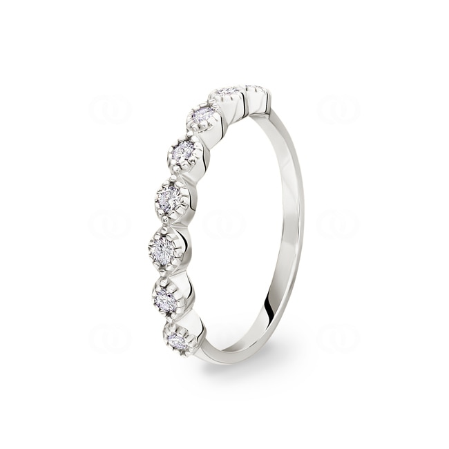 0.24ct Diamond Ring 750/18 K White Gold 0.24ct Diamond Ring 750/18 K White Gold - RO22WG