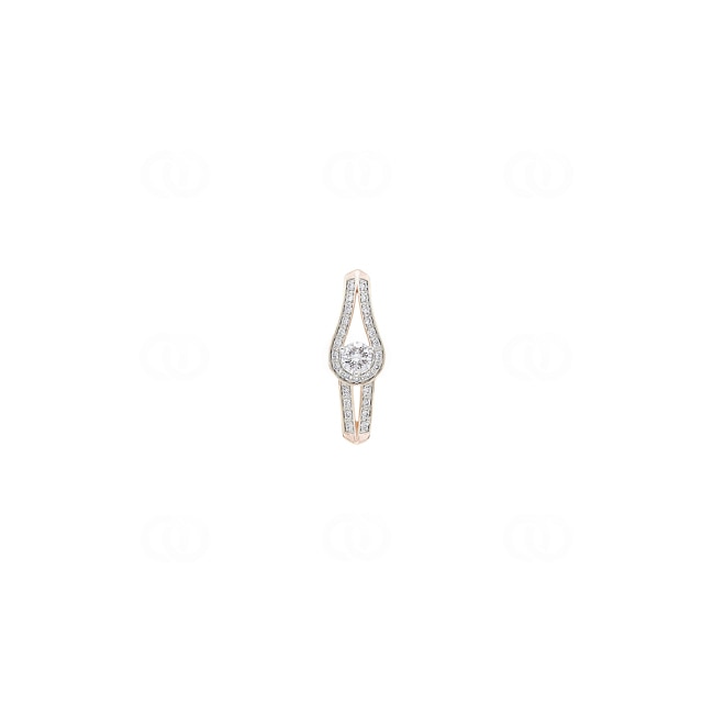 0.25ct Diamond Pendant 750/18 K Rose Gold - AN-73362-RG