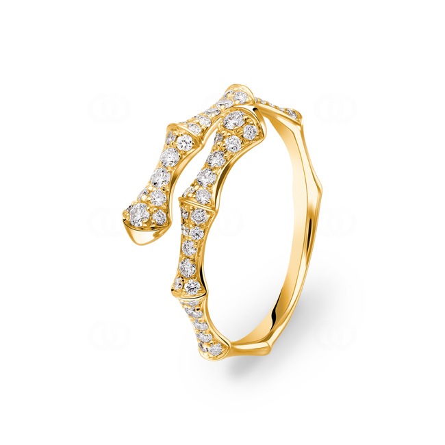 0.43 Karat Diamantring 750/18 K Gelbgold - RBR1197