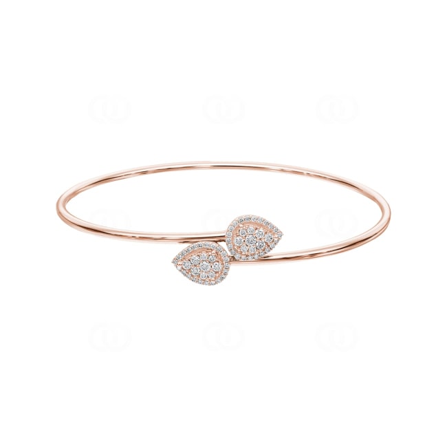 0.50 Karat Diamantarmreif 750/18 K Roségold - AR-69551-RG