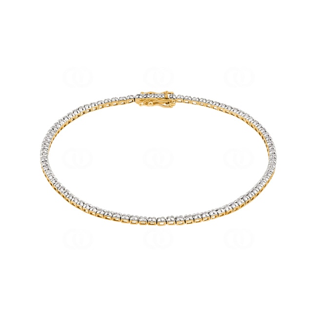 0.50 Karat Diamanten Tennisarmband 750/18 K Gelbgold - AR-00107-GG
