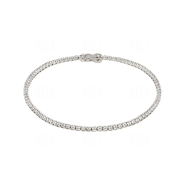 0.50 Karat Diamanten Tennisarmband 750/18 K Weissgold - AR-00107-WG