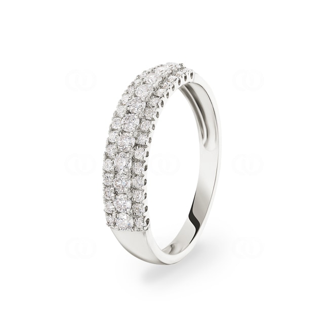 0.52 Karat Diamantring 750/18 K Weissgold 0.52 Karat Diamantring 750/18 K Weissgold - RI-69546-WG