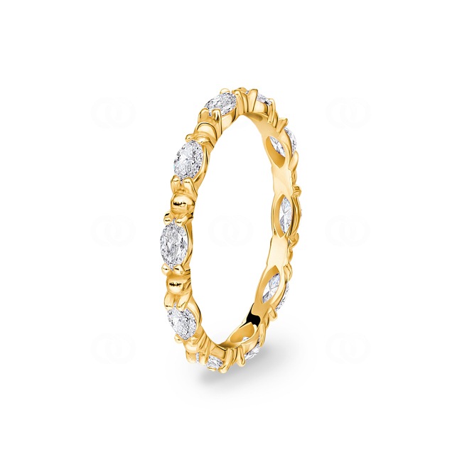 0.59 Karat Diamantring 750/18 K Gelbgold - RO26GG
