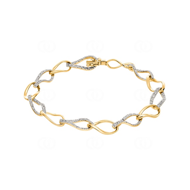 0.74 carats diamants bracelet or jaune 750/18 ct 0.74 carats diamants bracelet or jaune 750/18 ct - AR-24331-GG