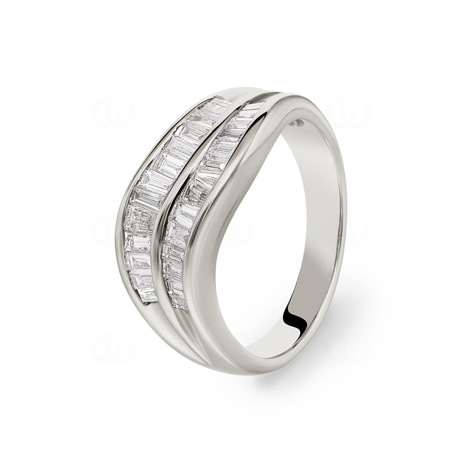 0.25ct Diamond Ring 750/18 K White Gold Ø 56 - PR3609/01