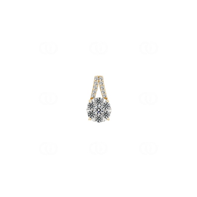 0.75ct Diamond Pendant 750/18 K Yellow Gold - AN-69292-GG