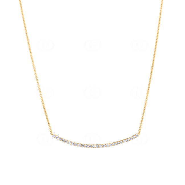 0.75 Karat Diamantencollier 750/18 K Gelbgold - KE-69538-GG