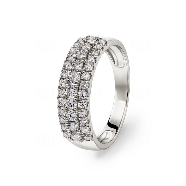 0.76 Karat Diamantring 750/18 K Weissgold 0.76 Karat Diamantring 750/18 K Weissgold - RI-69545-WG