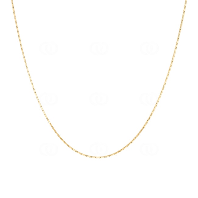 0.8mm Ankerkette gedrückt 750/18 K Gelbgold - KEA4008