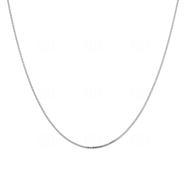 0.8mm Venezianerkette diamantiert 750/18 K Weissgold - CVE2002