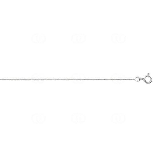 0.9mm Panzerkette diamantiert 375/9 K Weissgold 0.9mm Panzerkette diamantiert 375/9 K Weissgold - 9KG25GR