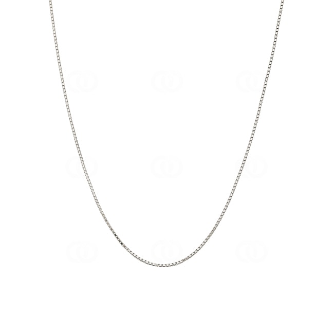 0.9mm Venezianerkette diamantiert 750/18 K Weissgold - CVE2003