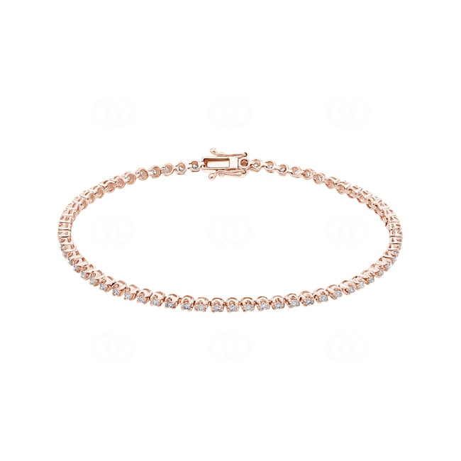 1.00 Karat Diamanten Tennisarmband 750/18 K Roségold 1.00 Karat Diamanten Tennisarmband 750/18 K Roségold - AR-69482-RG