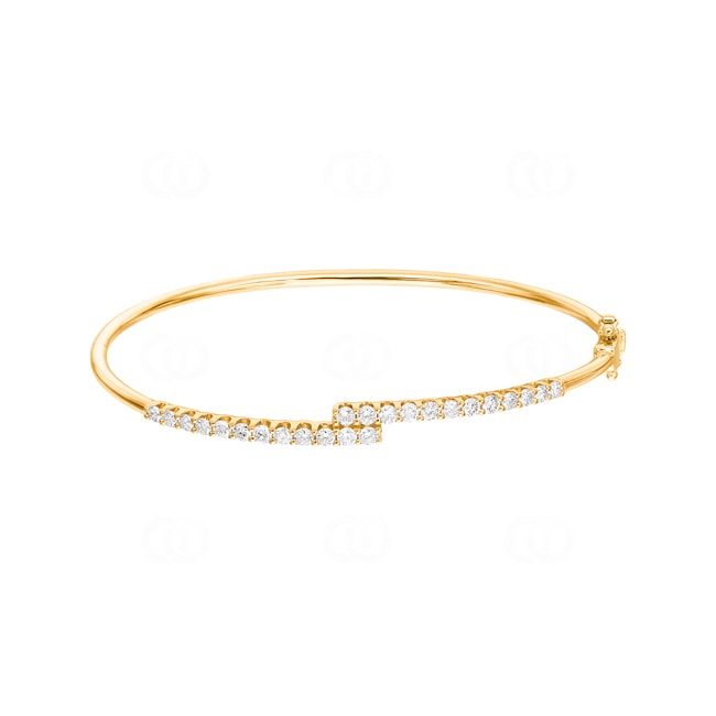 1.01 Karat Diamantarmreif oval 750/18 K Gelbgold - AR-69254-GG