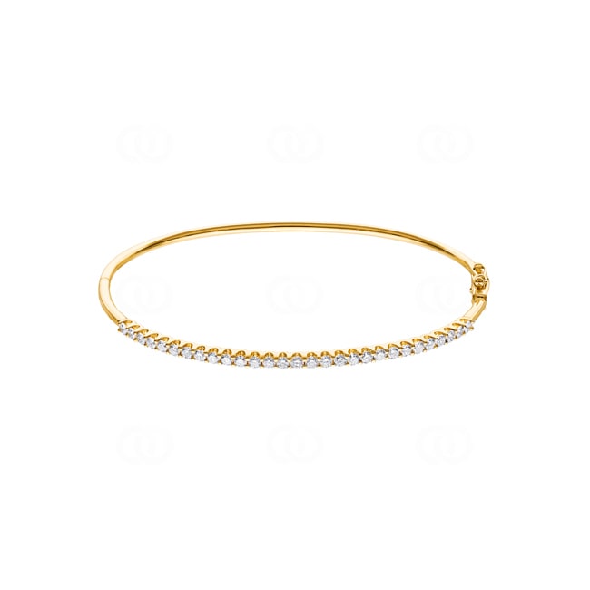1.02 Karat Diamantarmreif oval 750/18 K Gelbgold - AR-69220-GG