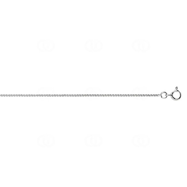 1.0mm Collier palmier or gris 375/9 ct - 611011