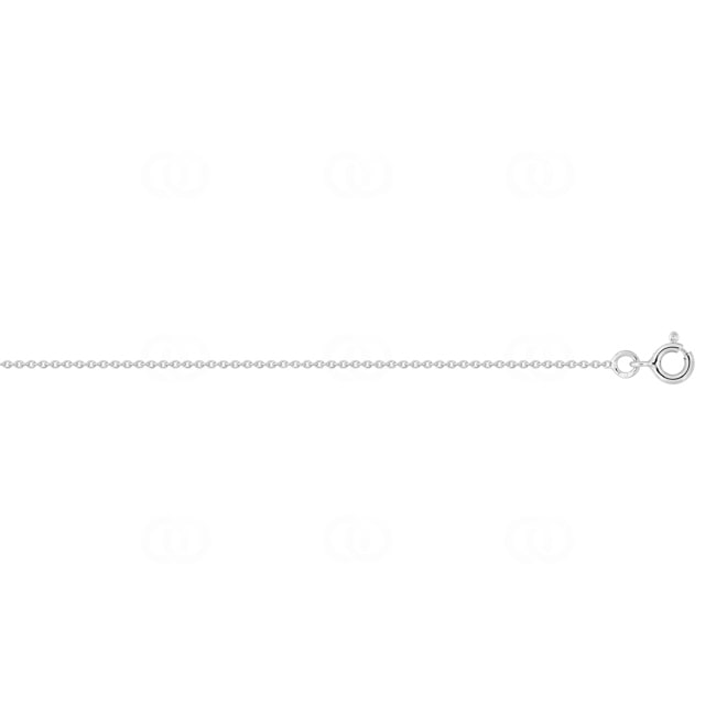 1.1mm Collier forçat rond or gris 375/9 ct - 9KFR30GR