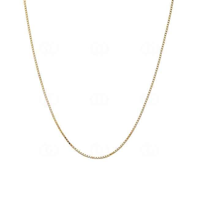 1.1mm Collier vénitienne diamantée or jaune 750/18 ct - CVE1005