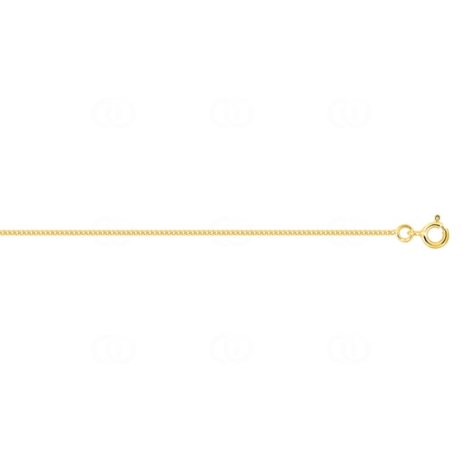 1.2mm Panzerkette diamantiert 375/9 K Gelbgold - 9KG35