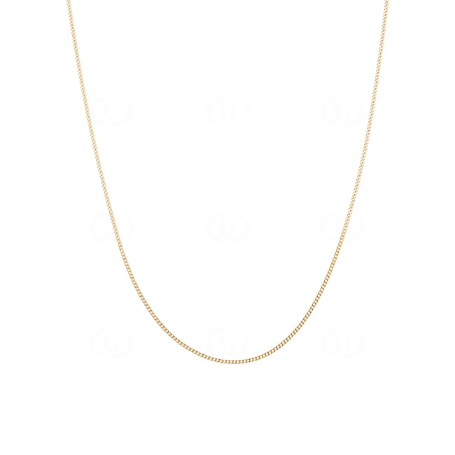 1.2mm Collier gourmette limée or jaune 750/18 ct 1.2mm Collier gourmette limée or jaune 750/18 ct - CPA1002