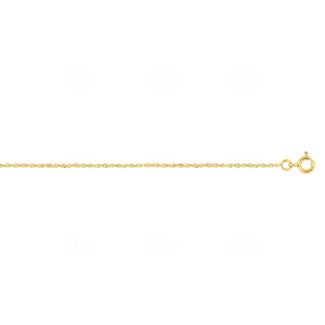 1.3mm Singapurkette 375/9 K Gelbgold - 9KC38