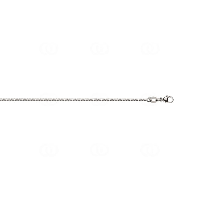 1.4mm Venezianerkette diamantiert 750/18 K Weissgold - CVE2006