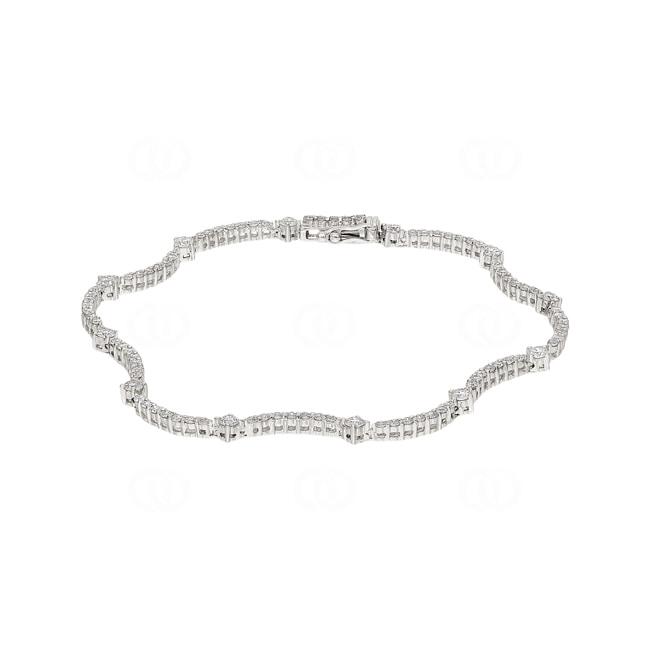 1.75 Karat Diamantarmband 750/18 K Weissgold - AR-24441-WG