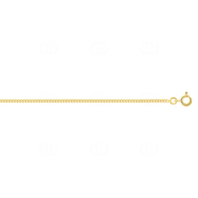 1.7mm Collier gourmette diamantée or jaune 375/9 ct 1.7mm Collier gourmette diamantée or jaune 375/9 ct - 9KG50