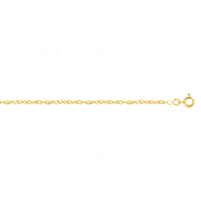 1.7mm Singapurkette 375/9 K Gelbgold - 9KC35