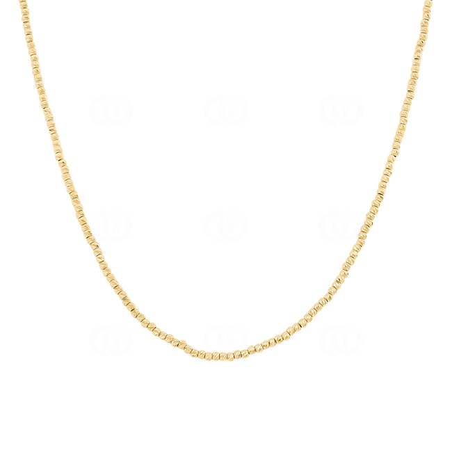 1.9mm Fantasiecollier 750/18 K Gelbgold - KE-100350-GG