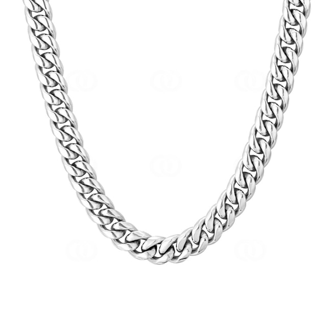 10mm Cuban Link Curb Chain Silvery 10mm Cuban Link Curb Chain Silvery - KE0007-S-10MM